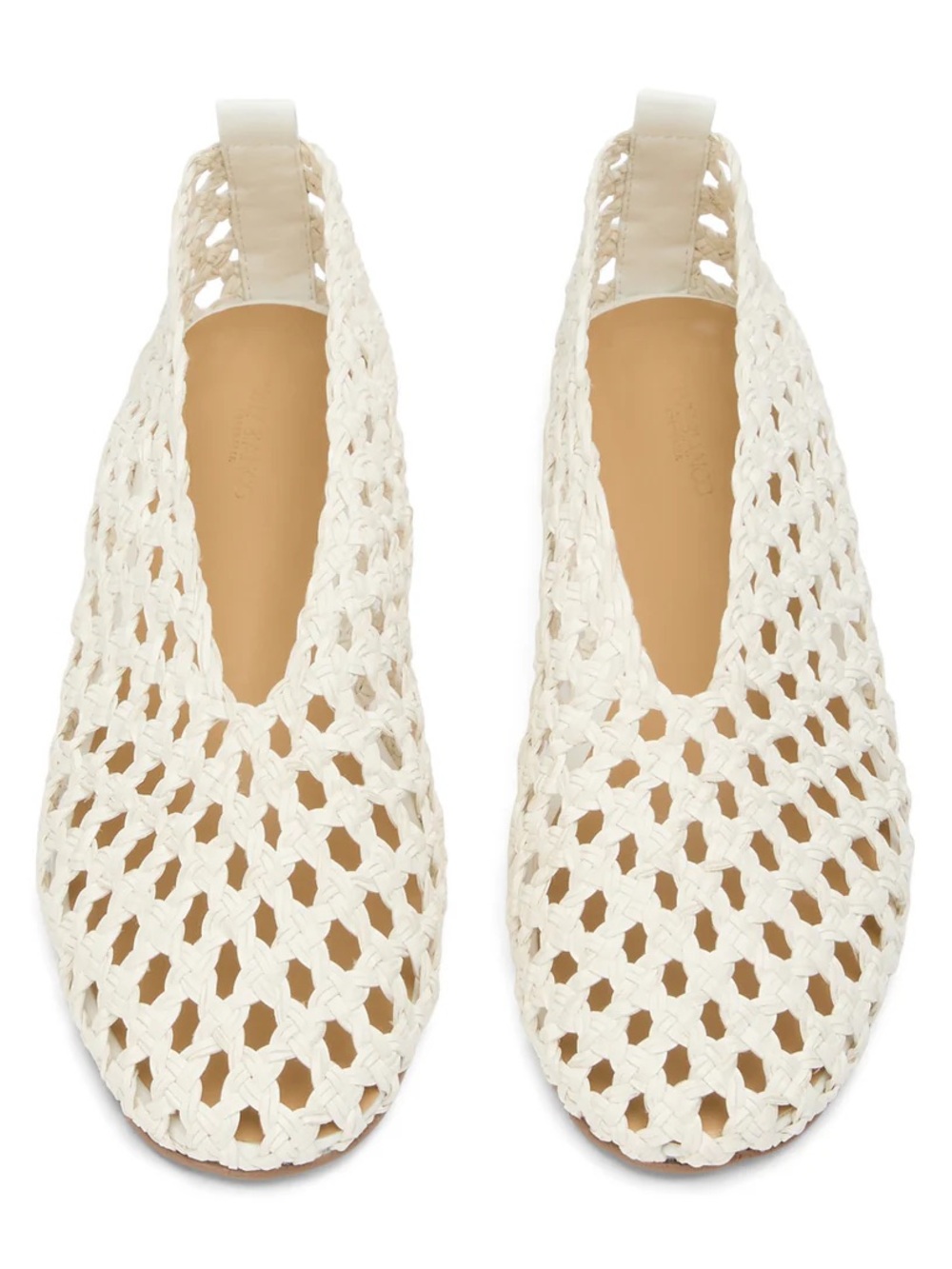 Tony Bianco Cheeky Woven Leather Flat - White NWT and Box - Picture 2 of 7